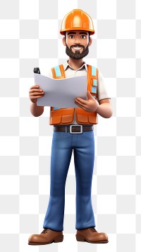 PNG Holding cartoon hardhat helmet. AI generated Image by rawpixel.