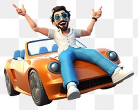 PNG Sunglasses portrait vehicle cartoon. 