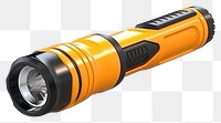 PNG Flashlight white background technology protection. 