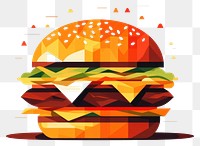 PNG Burger food hamburger condiment transparent background