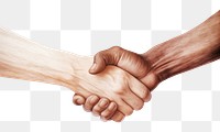 PNG Handshake agreement greeting finger. 