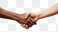 PNG Handshake togetherness agreement jewelry. AI generated Image by rawpixel.