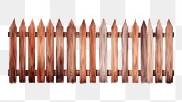 PNG Fence brown wood white background. AI generated Image by rawpixel.