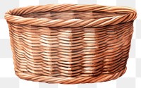 PNG Basket wicker brown  