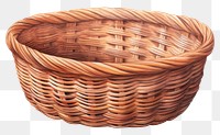 PNG Basket wicker brown  