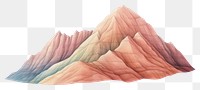 PNG Landscape mountain geology pattern. AI generated Image by rawpixel.
