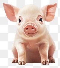 PNG Mammal animal pig investment. AI generated Image by rawpixel.