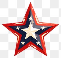 PNG Symbol patriotism insignia starfish. AI generated Image by rawpixel.