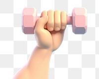 PNG Dumbbell sports hand gym. AI generated Image by rawpixel.