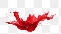 PNG Red transparent background splattered splashing.