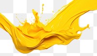 PNG yellow paint splattered. 