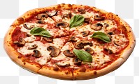 PNG Pizza food transparent background mozzarella. 