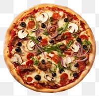 PNG Pizza food transparent background mozzarella. 