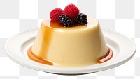 PNG Dessert pudding berry fruit. AI generated Image by rawpixel.