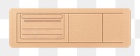 PNG Paper text envelope. 