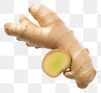 PNG Ginger food white background ingredient. AI generated Image by rawpixel.