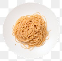 PNG Spaghetti noodle pasta plate. 