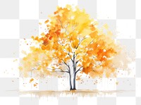 PNG Painting plant tree tranquility. AI generated Image by rawpixel.