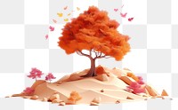 PNG  Tree outdoors autumn nature. AI generated Image by rawpixel.