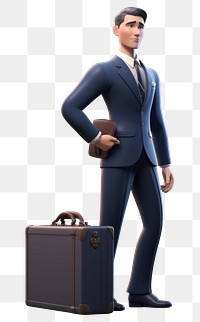 PNG Briefcase adult suit bag. AI generated Image by rawpixel.