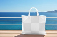 Outdoor handbag png, transparent mockup