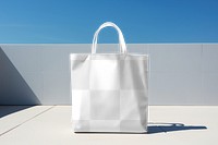 Fabric handbag png, transparent mockup