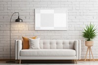 Picture frame png transparent mockup, wall decoration