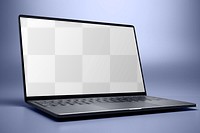 Laptop screen png transparent mockup, digital device