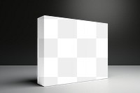 Branding box png mockup, transparent design