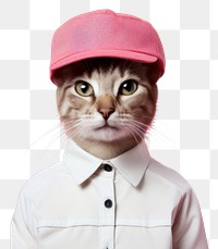 PNG Cat portrait animal mammal. AI generated Image by rawpixel.