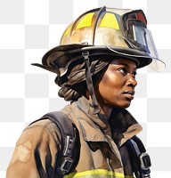 PNG Helmet adult firefighter protection. 