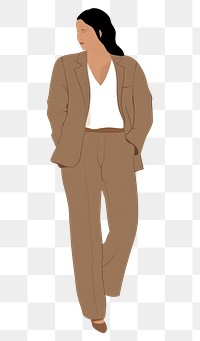 PNG Khaki outerwear portrait trousers. AI generated Image by rawpixel.