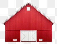 PNG Red barn architecture building outdoors. AI generated Image by rawpixel.