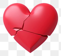 PNG Heart romance passion cracked. 