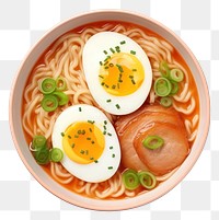 PNG Egg ramen food soup. 