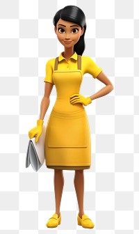PNG Yellow female adult dress. AI generated Image by rawpixel.