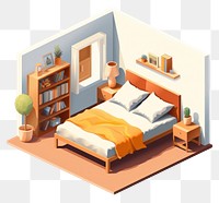 PNG Furniture bedroom architecture comfortable. AI generated Image by rawpixel.