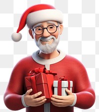 PNG Christmas sweater holding cartoon. AI generated Image by rawpixel.