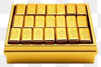 PNG Gold bars  rectangle chocolate. 