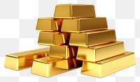 PNG Gold bars white background investment currency. AI generated Image by rawpixel.