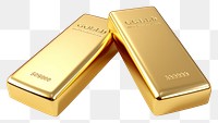 PNG Two gold bars  investment currency. 