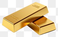 PNG Two gold bars  investment currency