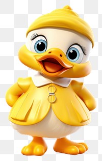 PNG Cartoon duck toy representation. AI generated Image by rawpixel.