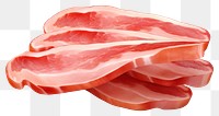 PNG Bacon 3d foods pork meat  