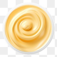 PNG Wax cream food white background mayonnaise. AI generated Image by rawpixel.