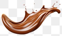 PNG Chocolate white background refreshment splashing. AI generated Image by rawpixel.