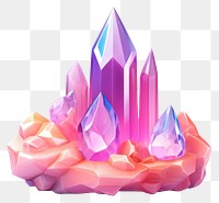 PNG Crystal mineral art creativity. AI generated Image by rawpixel.