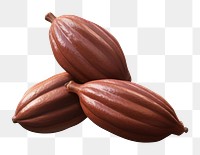PNG Cocoa food white background ingredient. AI generated Image by rawpixel.