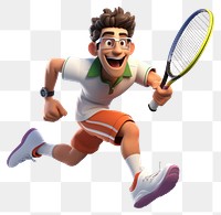 PNG Tennis cartoon sports racket. 