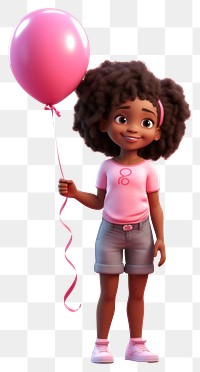 PNG Balloon smiling cartoon doll. 